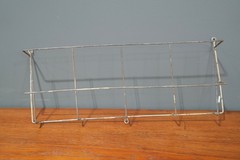 Hoosier Sellers Cabinet Cookbook Holder Vintage Metal Wire Rack Antique
