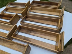 Vintage Library Card Catalog File Drawers Lot of 9 Remington Rand ?