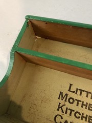 Vintage Little Mothers Wood Toy Kitchen Hutch Cupboard Cabinet 12” x 10.75”
