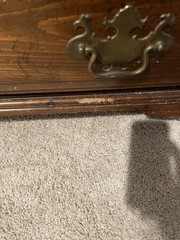 1970s Hutch Medium Colored Stain With Removable Top