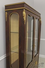 58591: French Louis XV High Quality Ormolu Mounted Display Cabinet