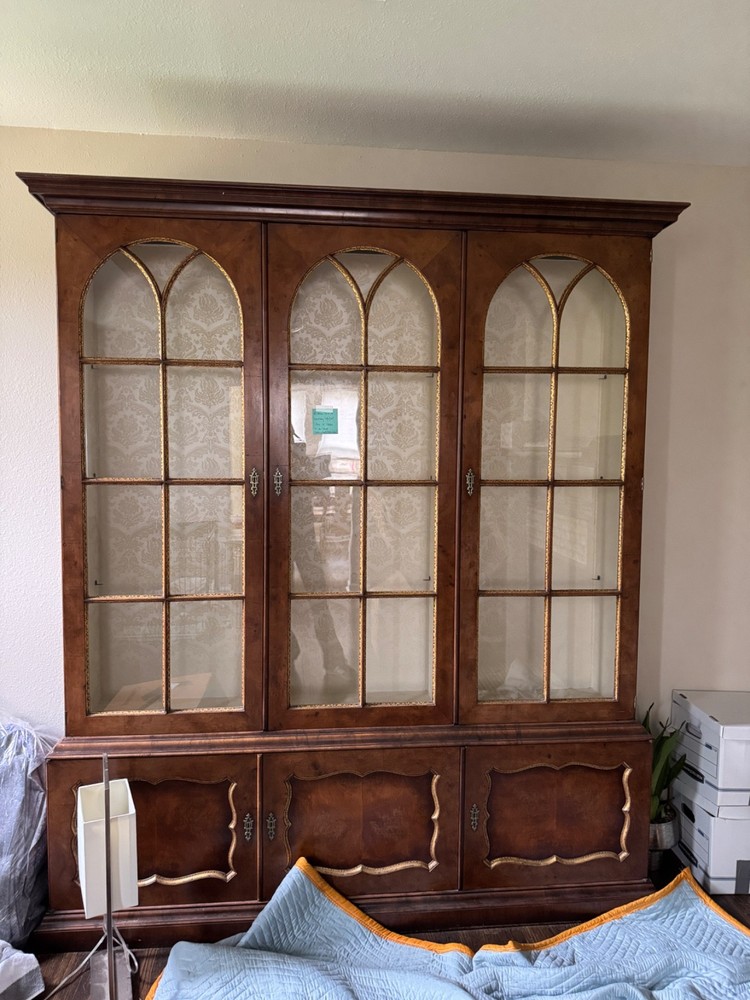 Vintage Victorian Antique China Cabinet Hutch