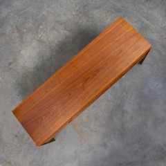 Vintage Scandinavian Modern Teak Low Chest or Bench Style of Kai Kristiansen