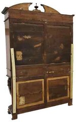 Antique Display Cabinet, Vitrine, Renaissance Revival, Carved, 19th C, 1800s!!