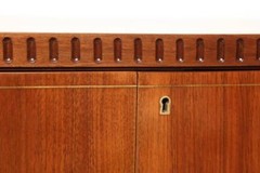 Paolo Buffa Unique Marquetry Liquor Cabinet by Serafino Arrighi, Italy, 1955