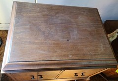 Antique Solid Wood Victrola Record Player Cabinet – CABINET ONLY – VGC – USEFUL