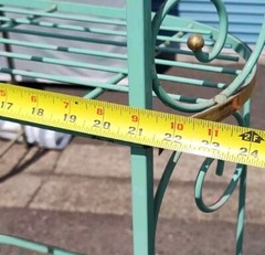 French Style Brass and Painted Metal Baker’s Rack Local Pickup Only