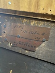 1800’s Tiger Maple Hutch Rare Good Condition Antique Retro