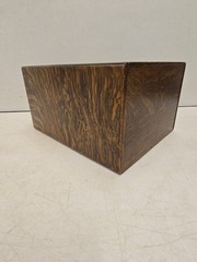 Antique Globe Wernicke Oak Wood Large Index Recipe Card Single Drawer Cabinet