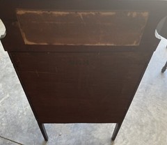 19th Century Mahogany Sheet Music Or Drawings Cabinet.