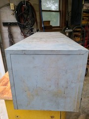 Vintage File Cabinet Ledger Catalog Industrial Drawer Storage Gray 24 Drawers