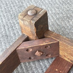 Traditional Antique Oak Stacking Office Library File Cabinet BASE Feet Legs etc.