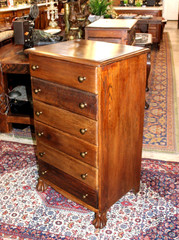 American Antique Oak Chest | Cabinet or Gramophone Cylinder Storage Drawers