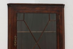 Georgian Antique 1820s Pine Kitchen or Bath Corner Cabinet #56410