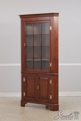 73418: HENKEL HARRIS Large Cherry Corner China Cabinet