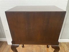 HICKORY CHAIR Co. Solid Mahogany Traditional QA Style 26″ Silver Chest 3 drawer