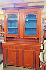 CHESTNUT COUNTRY VICTORIAN DUTCH CUPBOARD