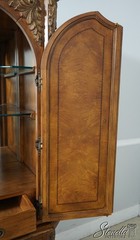62049: JEFFCO Georgian Style 2 Door Bar Liquor Cabinet