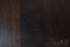 F71051: STICKLEY Chippendale Mahogany Corner China Cabinet