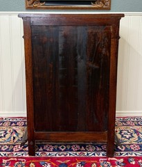 Antique French Jam Cabinet Cupboard Pedestal Barley Twist Drawer Oak Pheasant