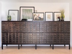 SALE Vintage One-of-a-Kind 200-Drawer Library Card Catalog Cabinet Library
