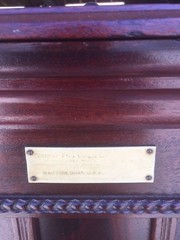 Antique AMBERG Patent Filing Walnut FILE LETTER CABINET M.Ohmers son 36 Shelfs