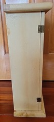 Ole Plantation Handpainted Cabinet Jean Oates Vtg Cupboard Farmhouse Country