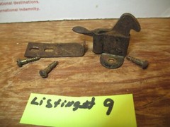 INSIDE DOOR LATCH & CATCH HOOSIER CABINET LOT #9