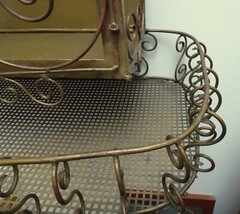 ART NOUVEAU DISPLAY CABINET NICHE WALL ART WROUGHT IRON RARE 1900 HOUSE ALTAR