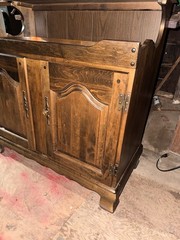 Vintage Hale furniture of Vermont copper lined dry sink