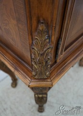 62049: JEFFCO Georgian Style 2 Door Bar Liquor Cabinet
