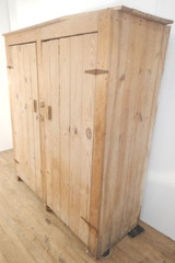 Large Vintage 1940’s Yellow Pine Canning Cupboard Cabinet