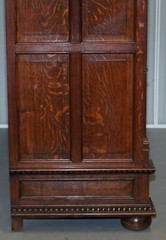 RARE DUTCH STUNNING 1940’S ORNATELY HAND CARVED CUPBOARD PART LARGE OFFICE SUITE