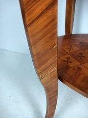 Marquetry Inlay Dresser Cabinet Wood Italian Medallions vintage