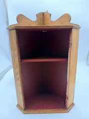 Antique c.1800’s Hanging/Setting Corner Cupboard Primitive
