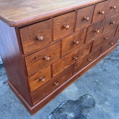 Vintage Multi Drawer Pine Cabinet