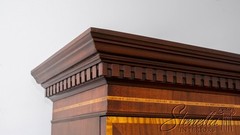 70176: COUNCILL CRAFTSMEN Large 4 Door Mahogany Breakfront Bookcase