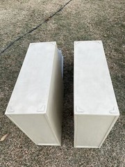 TWO – Vintage Victor Kardex Visible Index Card Flat File Cabinet, 19 Drawer