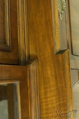 33267EC: BAKER George III English Style Walnut Breakfront