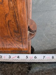 Primitive Handmade Solid Wood Hanging Apothecary Spice Cabinet Vintage Oak