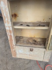 1900 Antique Medicine Wall Bathroom Cabinet McCABE HARDWARE council bluffs Iowa