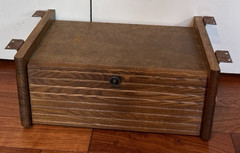 Rare Breadbox Vtg Under Cabinet Mount Space Saver Wooden MCM
