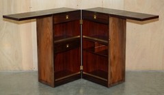 RENO WAHL FOR DYRLUND VINTAGE DANISH ROSEWOOD METAMORPHIC CAPTAINS CAMPAIGN BAR
