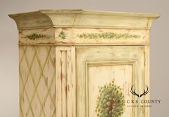 Habersham Plantation ‘Topiary’ Painted Armoire