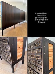SALE Vintage One-of-a-Kind 200-Drawer Library Card Catalog Cabinet Library