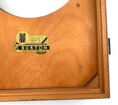 Art Deco Barber Shop Cabinet Circle Glass Birdseye Maple Burton Chicago 1930s