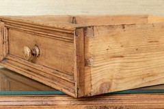 Antique French Provincial Style Pine Cabinet