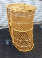 Vintage Rare Unique Custom Sunburst Bohemian Wicker Bar Philippines
