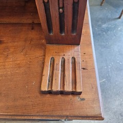 19th C Country French Walnut Cupboard With Iron Hardware