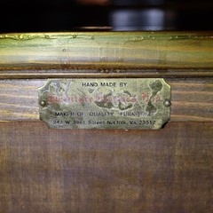 Antique Furniture Classics LTD Chinese Mahogany & Yew Credenza C1920